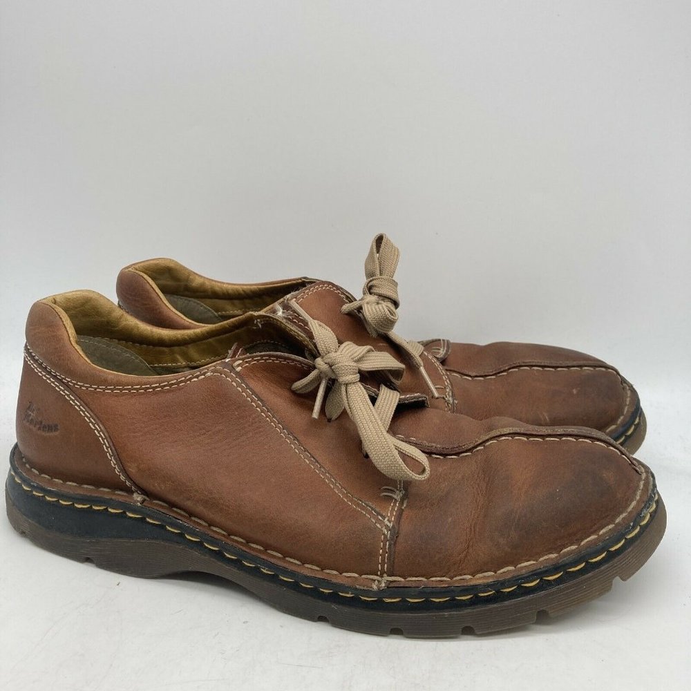 Dr Martens Mens Oxford Leather Shoes Brown Size 12 EU 46